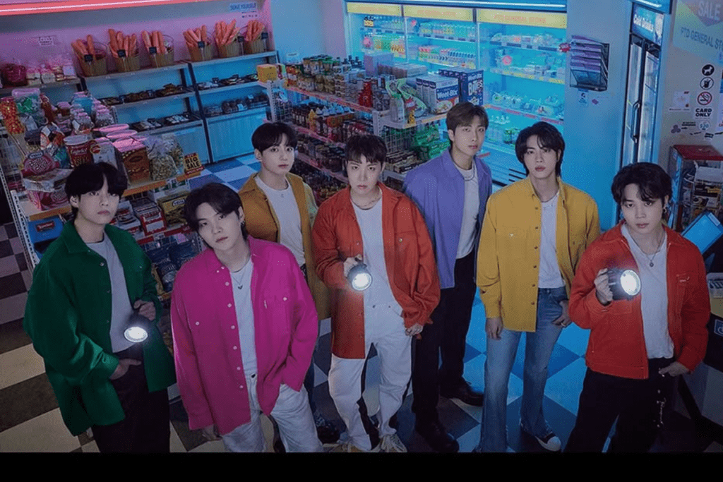 "BTS seven members posing for December 2025 brand reputation ranking first place"