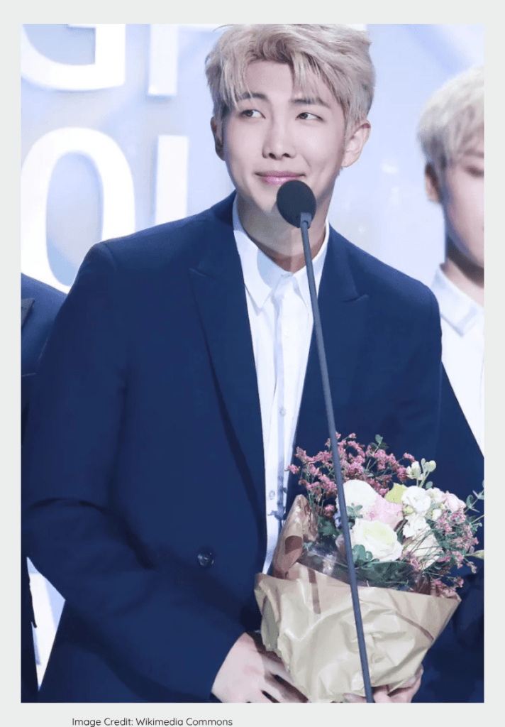 BTS leader RM featured in rankings of most-googled K-pop artists