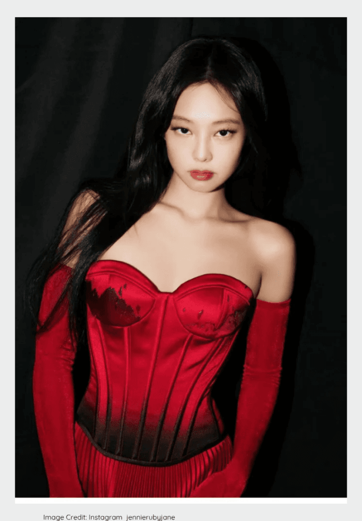 Fashion icon Jennie securing her place as one of Most-Searched Idols