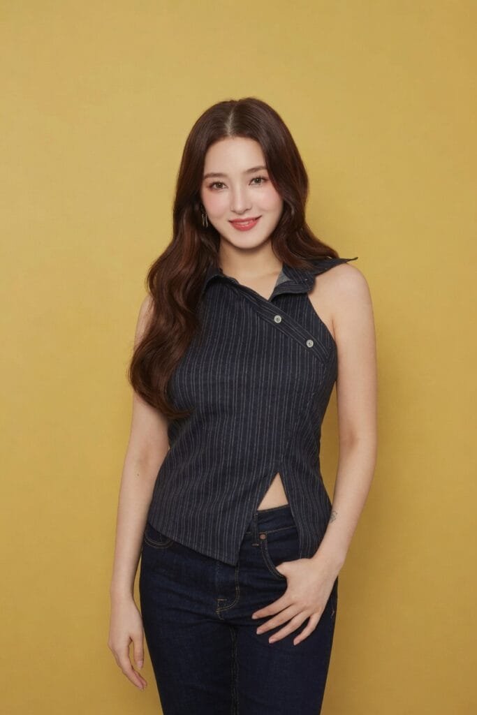 MOMOLAND Nancy Korean American idol soft visuals 2025