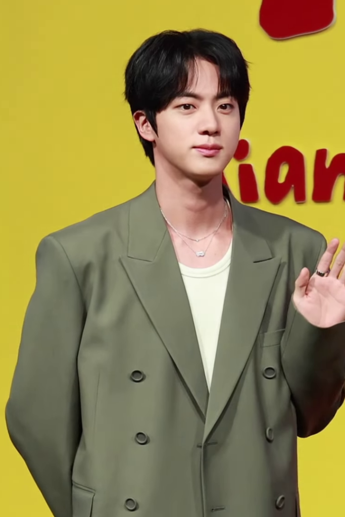 BTS Jin eleventh most searched K-pop idol 2025 worldwide handsome