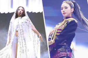 Read more about the article 11 Best Dressed K Pop Idols at MMA 2025 (Jennie, Karina)