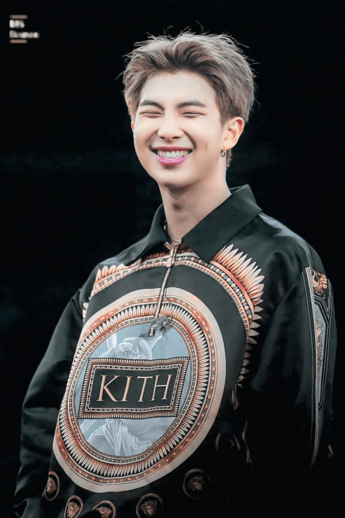RM BTS, leader and influential k pop idol with acclaimed solo work