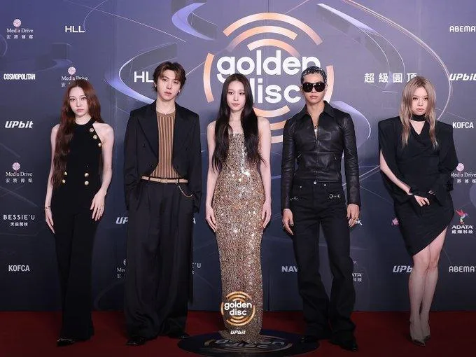 ALL DAY PROJECT Golden Disc Awards red carpet 2026 K-pop fashion awards outfit