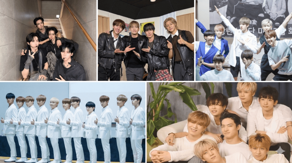 K-pop groups and contract renewal discussion