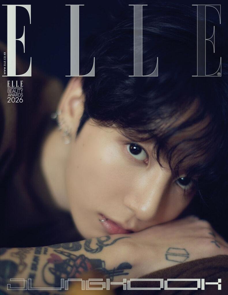 Jungkook BTS ELLE Korea magazine cover dual market success global influence K-pop artist
