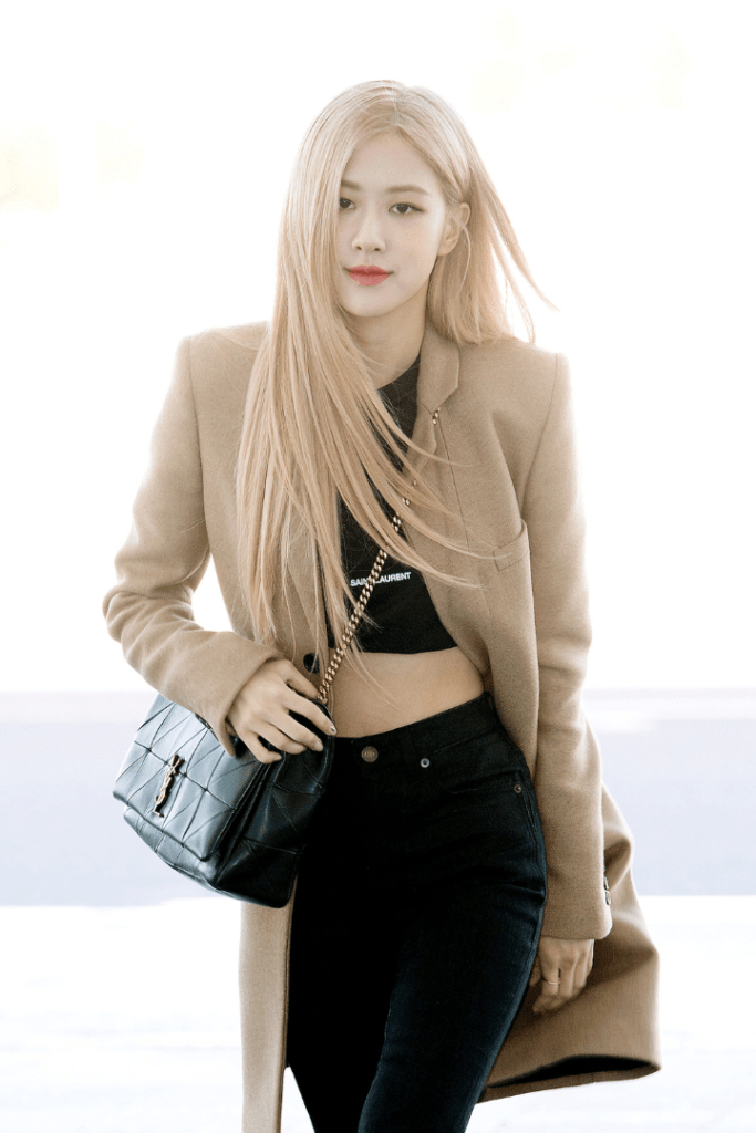 Rosé at the 2026 Grammys, representing the K-pop IP era and her chart-topping song APT