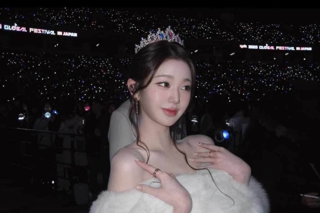 IVE Wonyoung Miu Miu ambassador red carpet fashion Golden Disc Awards 2026 Taipei Dome luxury brand K-pop style