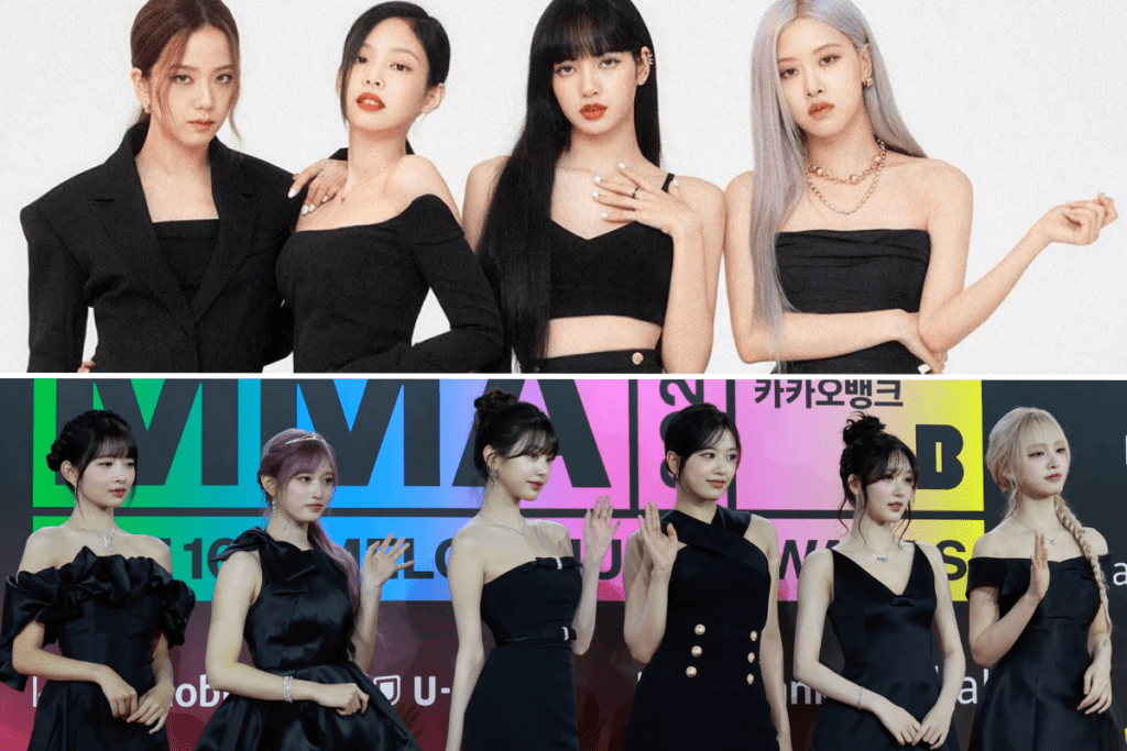 BTS and BLACKPINK appear in a collage representing brand reputation rankings