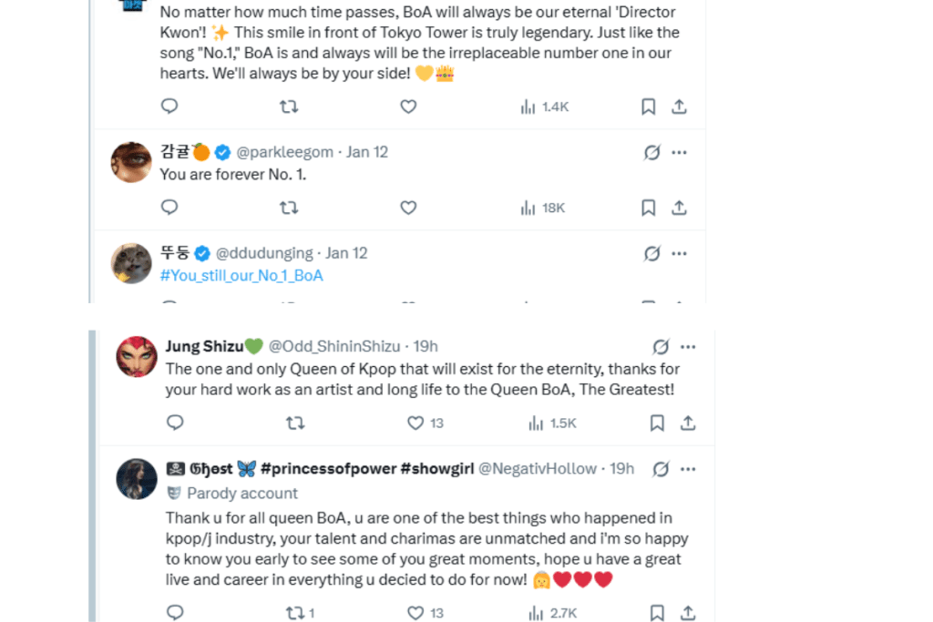 Fans react to BoA leaving SM Entertainment, emotional comments flood social media