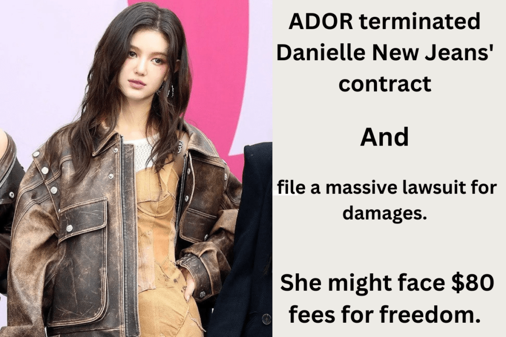 NewJeans Danielle ADOR lawsuit 2025 contract termination 31 million dollar