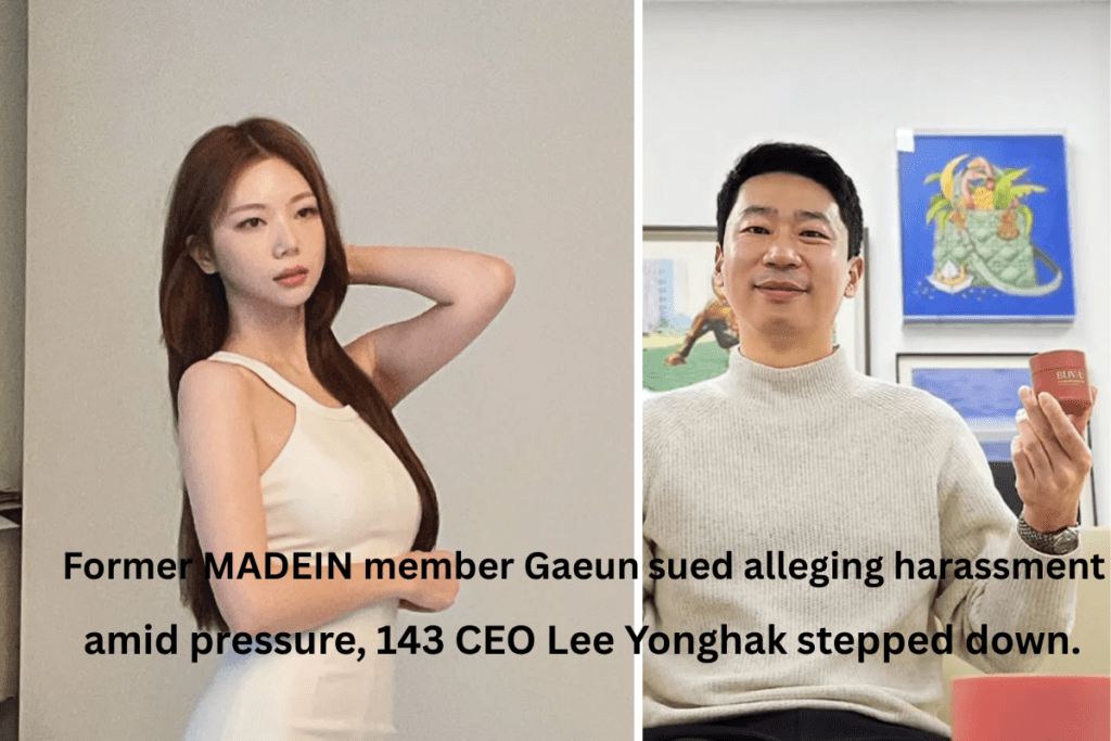 MADEIN CEO 2025 scandal abuse allegations K-pop label controversy investigation
