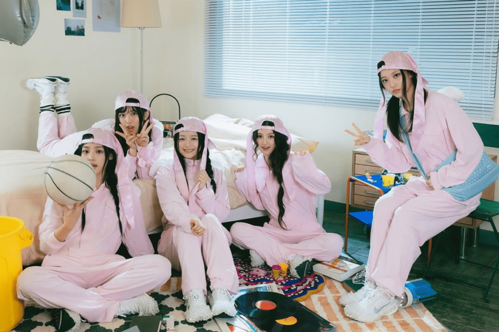 NewJeans full group photo before Danielle’s departure