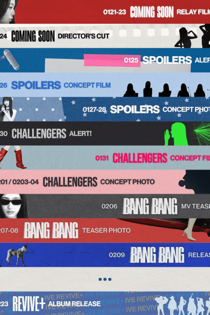 IVE REVIVE+ comeback teaser poster