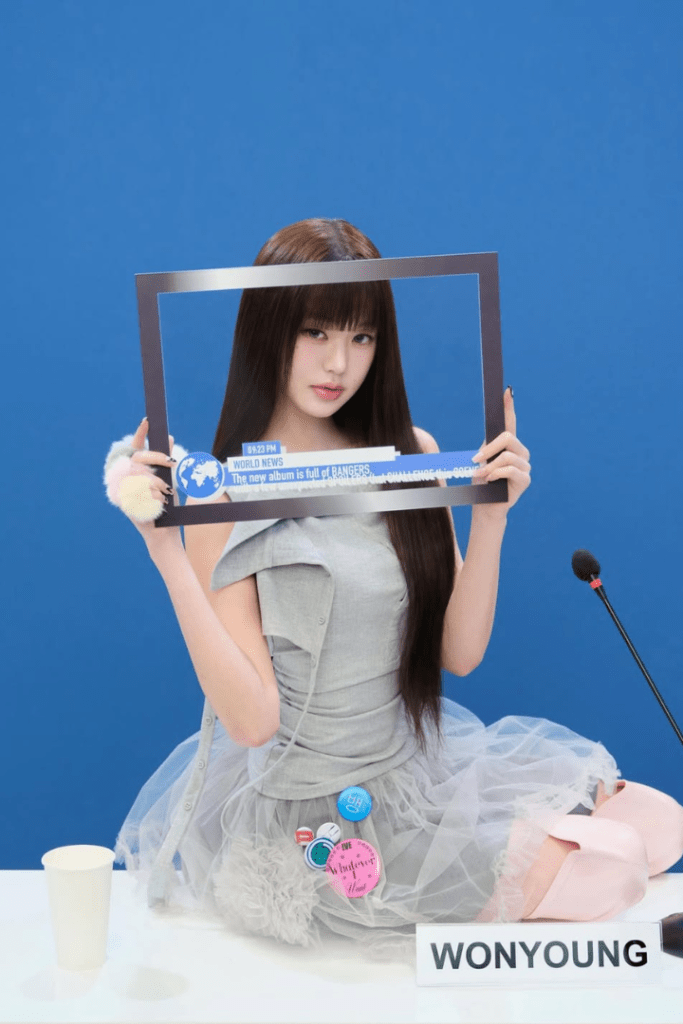 IVE Jang Wonyoung REVIVE comeback concept photo - lyricist credit for new release