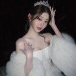 Wonyoung IVE elegant princess concept styling most loved K-pop idol look of the year