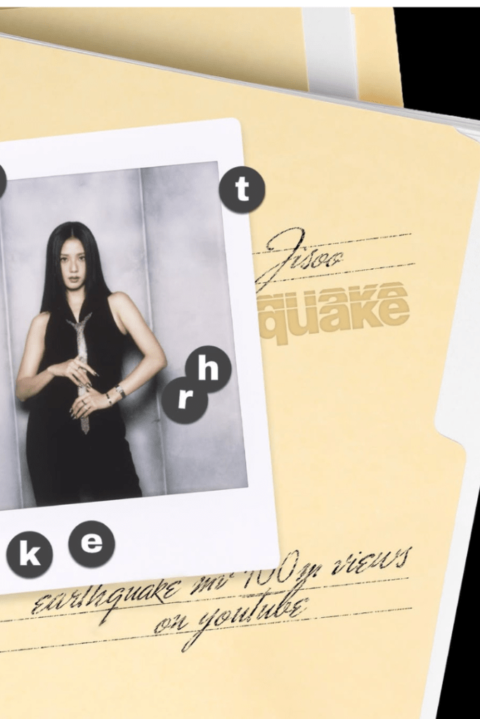 Jisoo Earthquake 100 million views celebration