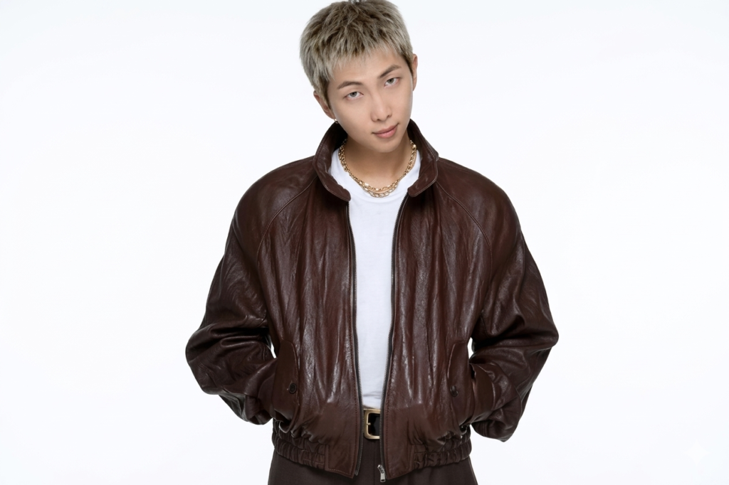 BTS RM at a public event