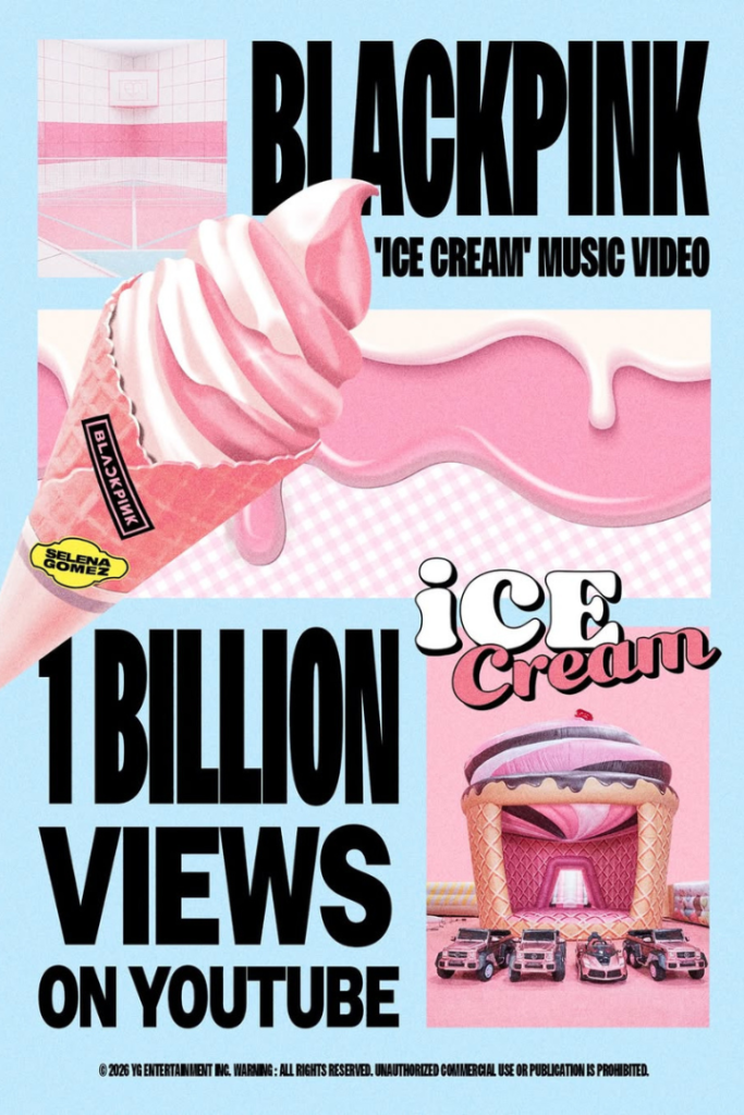 BLACKPINK x Selena Gomez: Ice Cream Hits 1 Billion Views