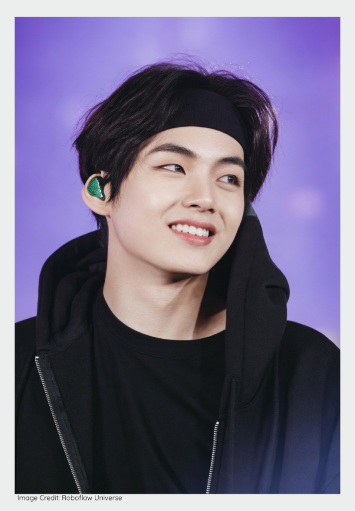 Most loved K-pop idols 2026 V of BTS during his 2026 fan meeting.