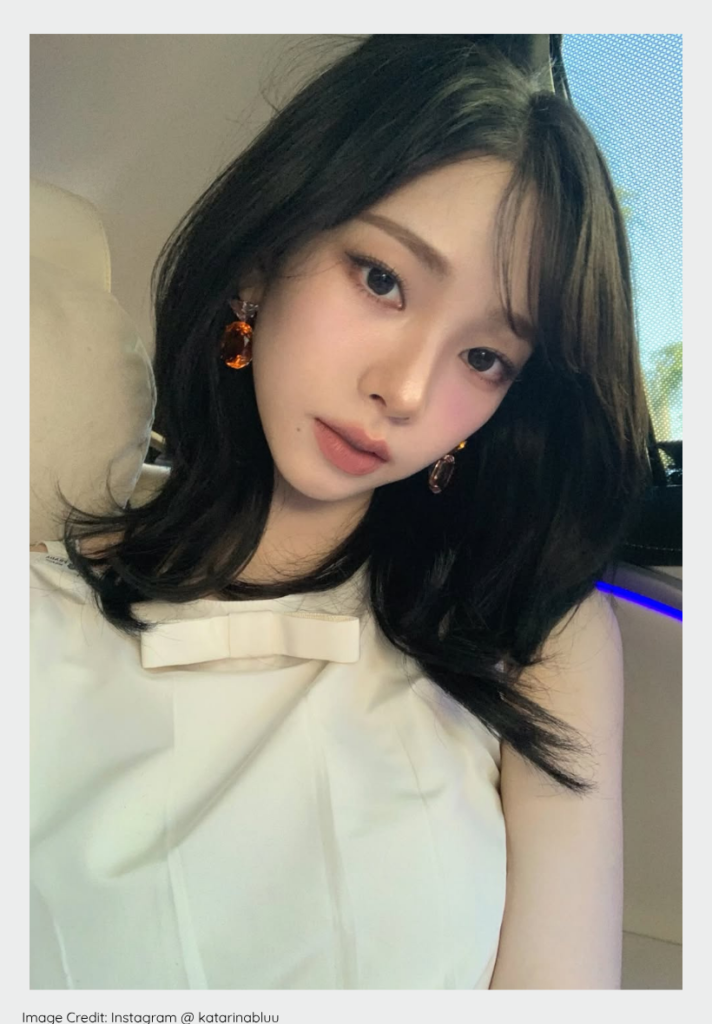 Karina of aespa looking stunning during a 2026 shoot