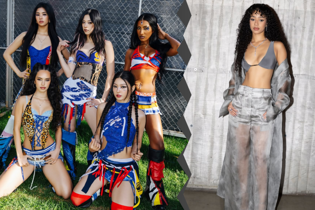 KATSEYE performance at Coachella 2026 amid the Manon Bannerman lineup controversy