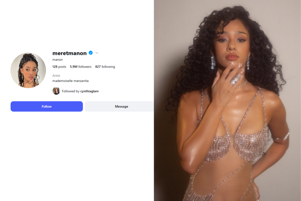 KATSEYE Manon Instagram profile screenshot showing updated bio and hiatus.