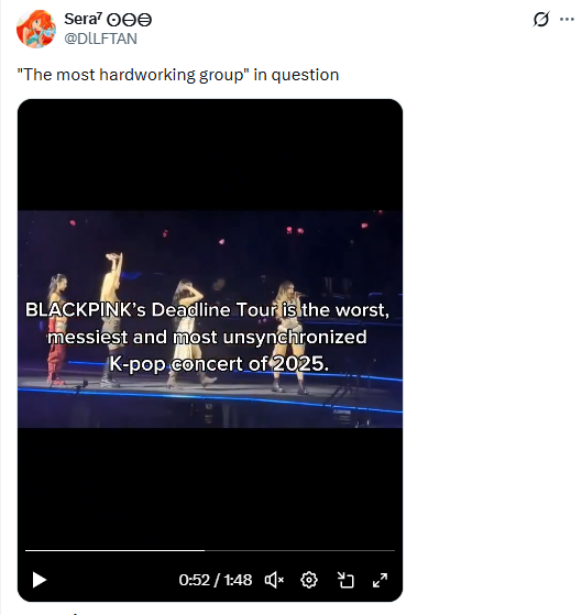 Online criticism of Rosé regarding her comments on K-pop group dedication.