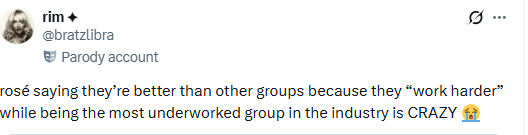 Netizen reaction to Rosé claiming BLACKPINK members never want to rest.