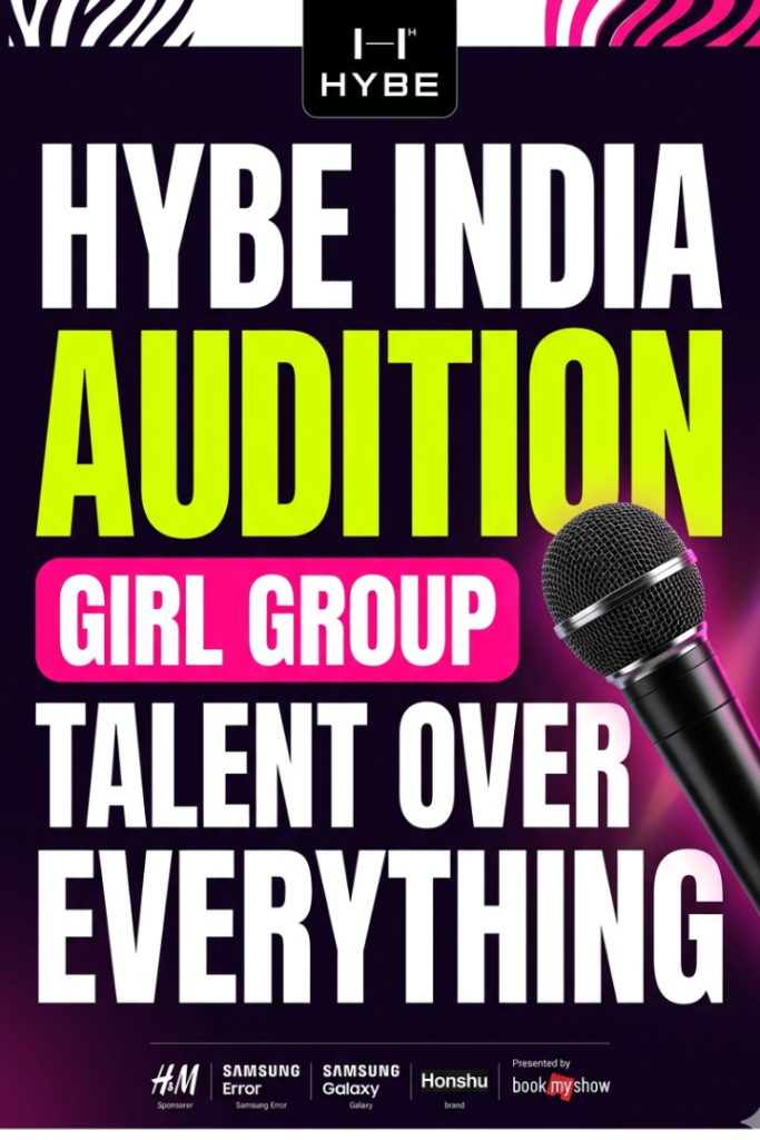 HYBE India announces 2026 girl group auditions