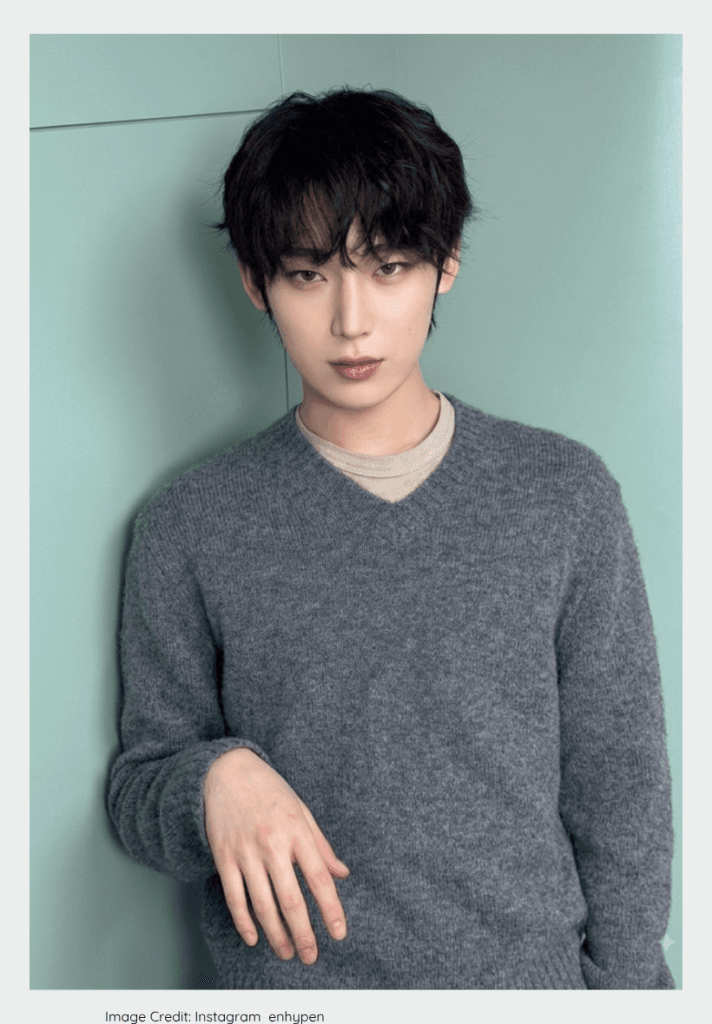 ENHYPEN Sunoo close-up, most handsome fourth-gen K-pop idol