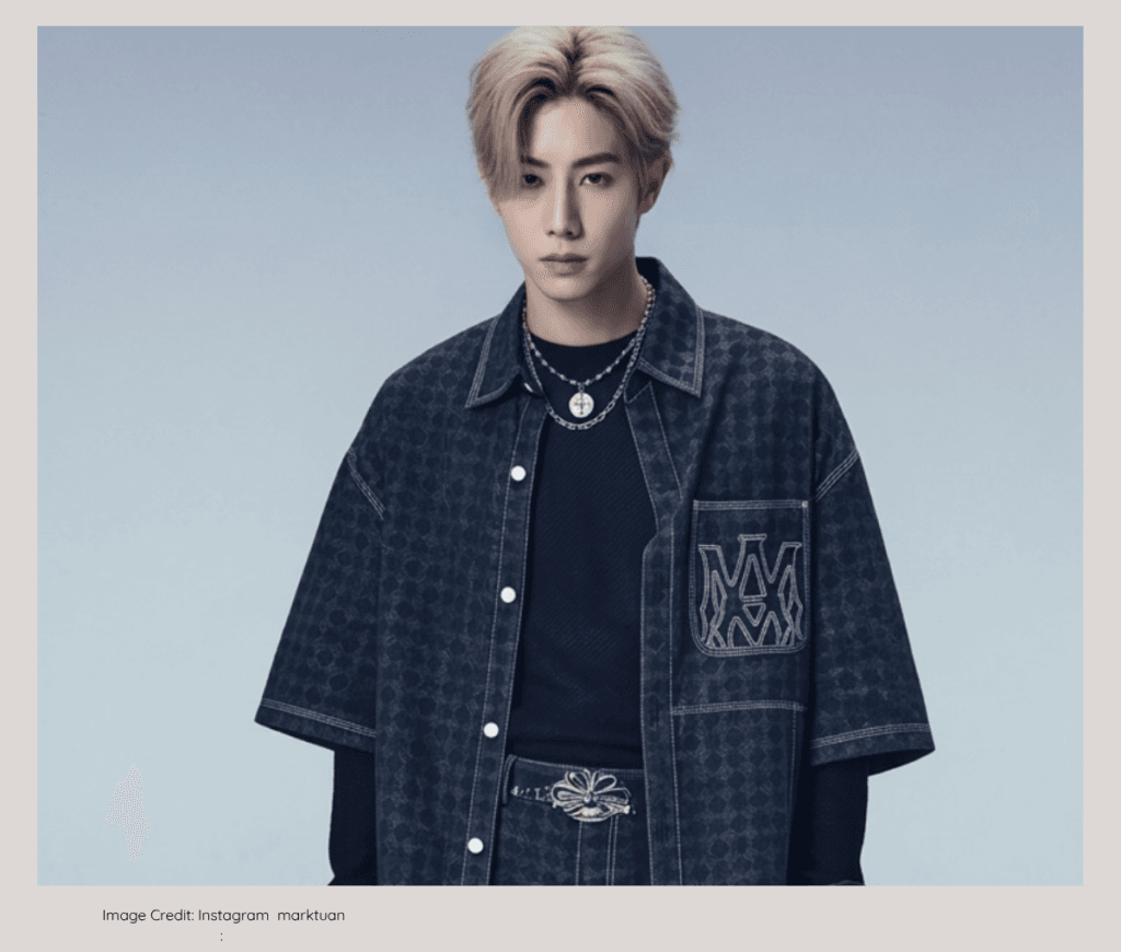GOT7 Mark Tuan smiling, raised in a wealthy Los Angeles family