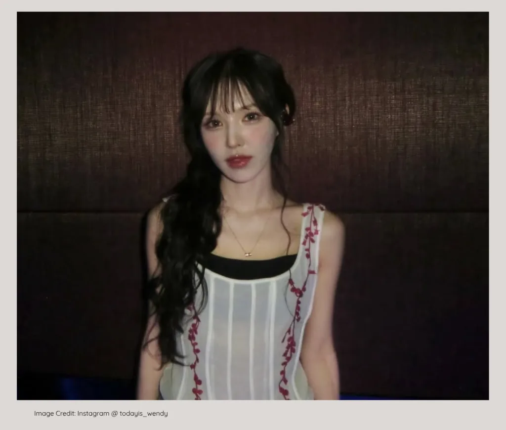 Red Velvet k pop idol, raised in a rich, successful family background