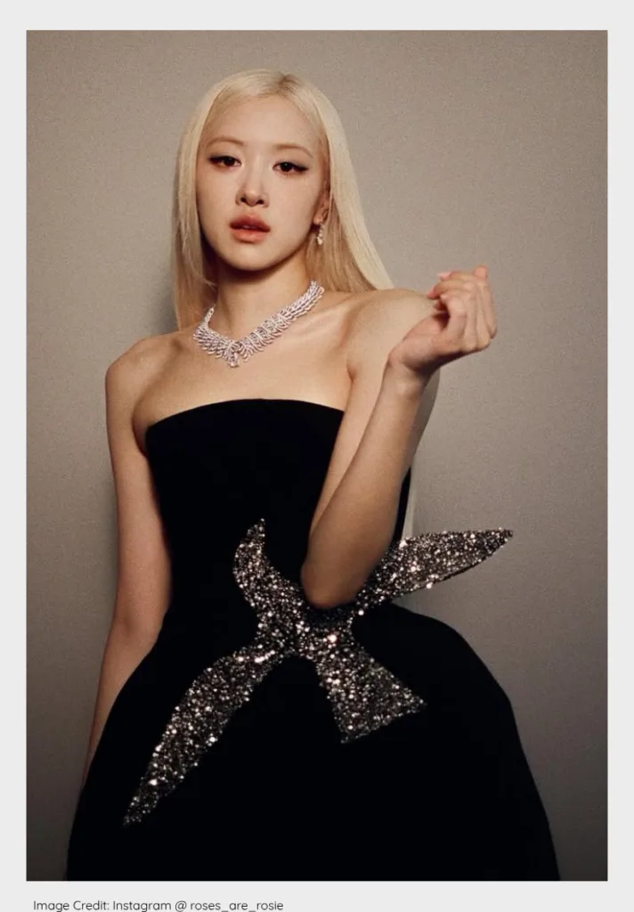 Rosé ranked as one of the most Famous Kpop Idols 2026