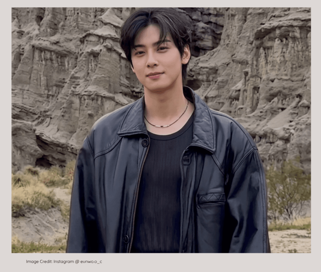 Cha Eun-woo, leading male idol search rankings on YouTube Korea 2026.