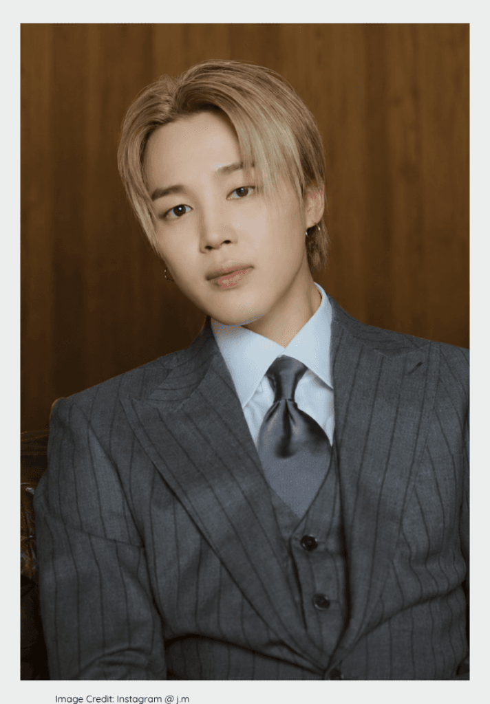 BTS Jimin, featured in our list of most handsome K-pop idols.