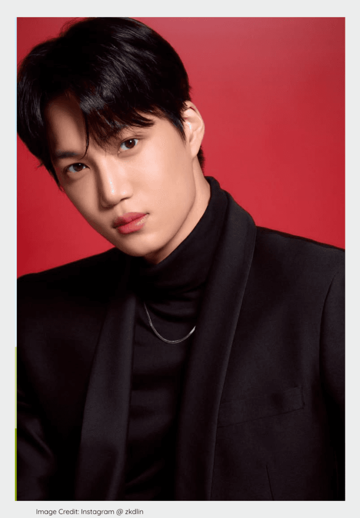 EXO’s Kai, one of the most iconic and attractive K-pop male idols.