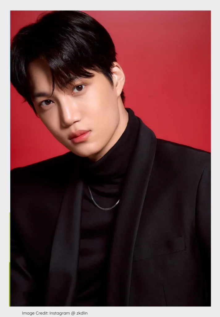 EXO’s Kai, one of the most iconic and attractive K-pop male idols.