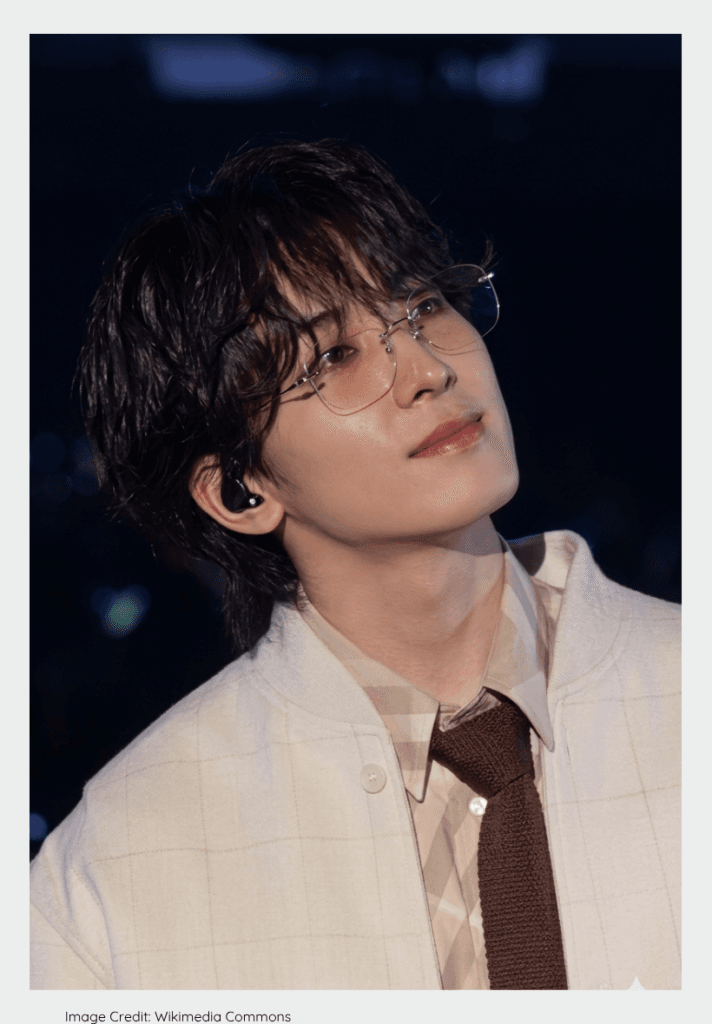 Seventeen’s Wonwoo, a top-ranked visual among famous K-pop male idols.