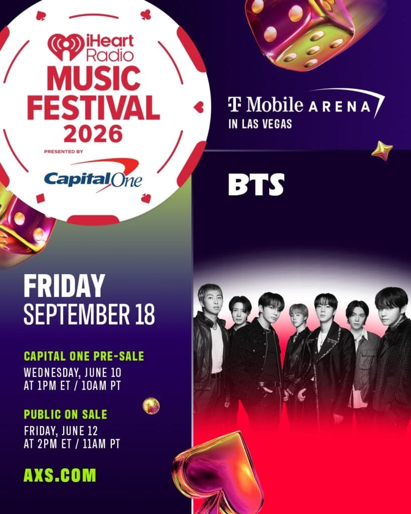 BTS announced for the 2026 iHeartRadio Music Festival