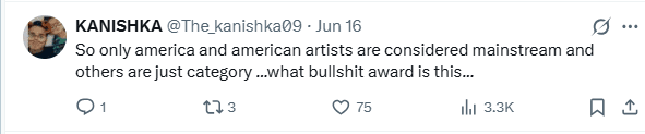 BTS fans criticizing the Grammys on social media over category separation