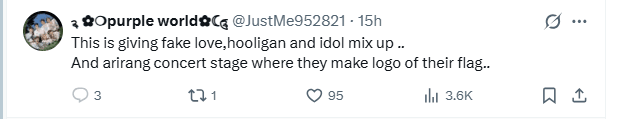 Screenshot of social media comments accusing Stray Kids of copying BTS Hooligan.