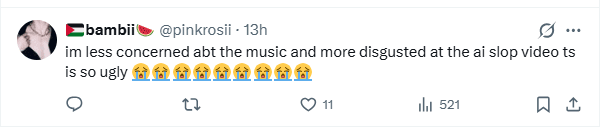 Public backlash regarding "iconic by mistake"