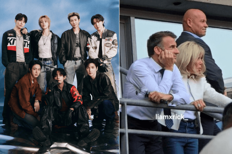 French President Emmanuel Macron Attended BTS Concert
