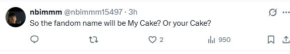 Social media comments criticizing the name OURBIRTHDAY for a new K-pop group.