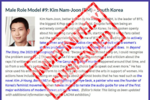 BTS RM Dropped from Pixel Project’s Role Model List After Controversy